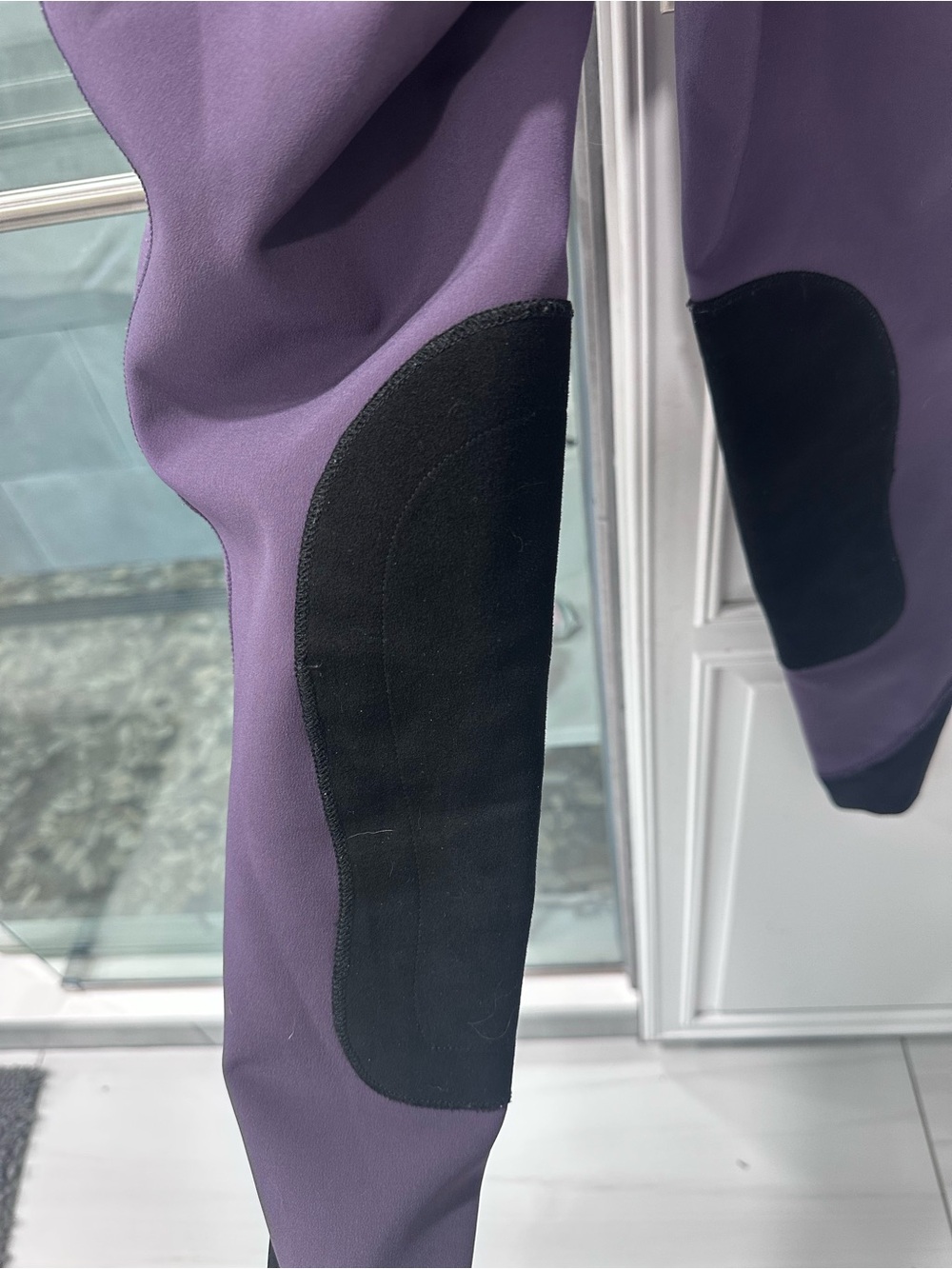 Noble equestrian winter Purple Riding Tights women’s L - Picture 6 of 7